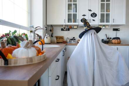 Halloween, i costumi per i cani, le patate nel cestino e il turismo delle caramelle